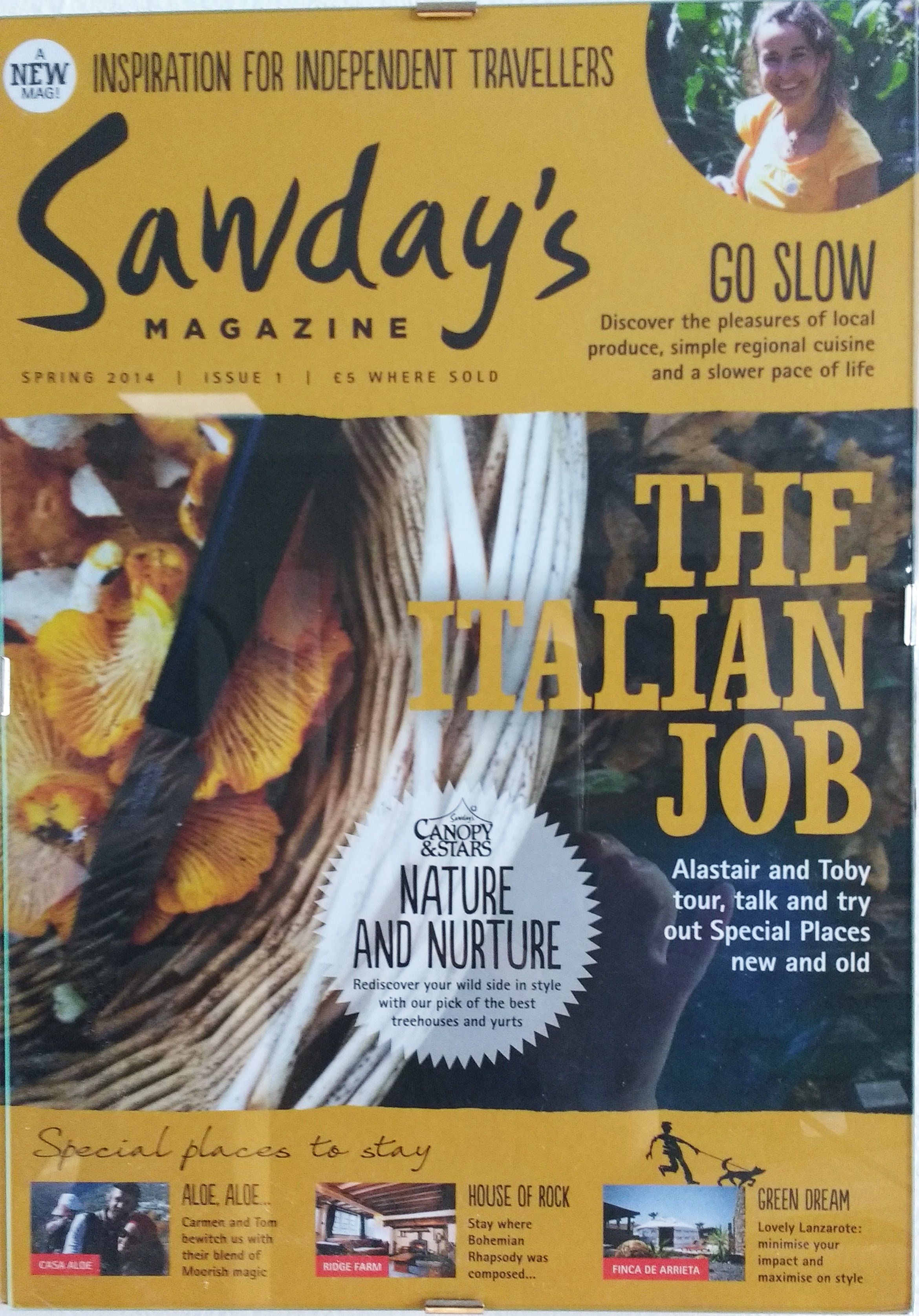 As featured in Sawdays magazine - Villa Pian Di Cascina Press Reviews