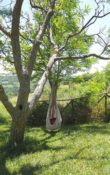 TREE SWING AT UMBRIA WITH KIDS FAMILY HOLIDAYS
