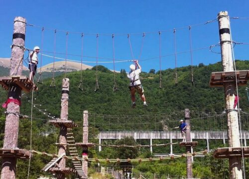 Parco Avventura a Scheggino near Pian di Cascina - UmbriaWithKids.net